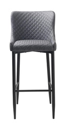 Ottowa Barstol, Grå PU, 48x57x105 cm