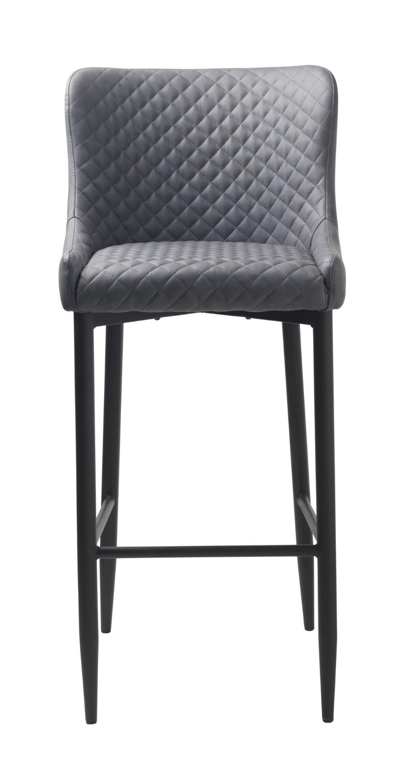 Ottowa Barstol, Grå PU, 48x57x105 cm