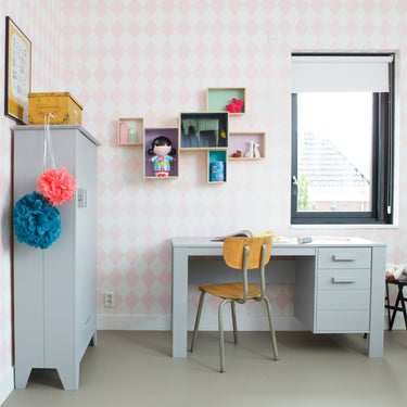 DENNIS DESK PINE CONCRETE GREY [fsc]
