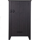 GIJS FARMER CABINET ROUGH SAWN PINE BLACK [fsc]