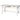 NIKKI DESK PINE WHITE [fsc]