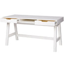 NIKKI DESK PINE WHITE [fsc]