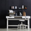 NIKKI DESK PINE WHITE [fsc]