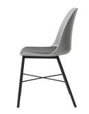 Whistler Spisebordsstol, Grå - Sæt af 2