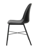 Whistler Spisebordsstol, Sort - Sæt af 2