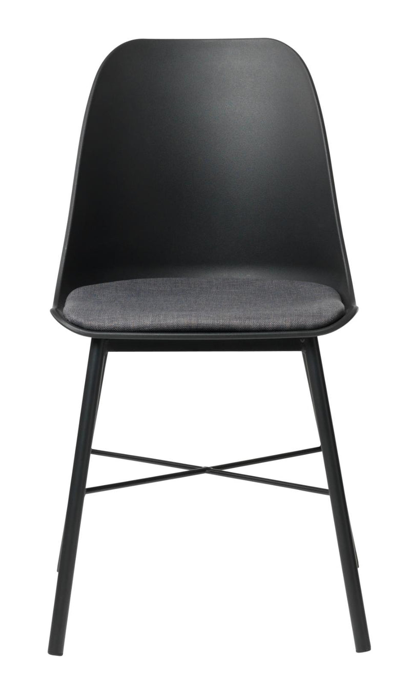 Whistler Spisebordsstol, Sort - Sæt af 2