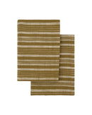 Meraki - Viskestykker 2 Stk. Bomuld Mørk Oliven 70x50cm Oeko-Tex