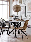 Bloomingville - Lecia Serveringsbakke, Natur, Jute sæt 3 stk.