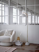 Bloomingville - Ted Loungestol, Hvid, Polyester