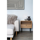 House Nordic - Kyoto Hjørnebord, egefiner, B50xD40xH50