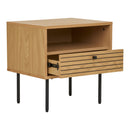 House Nordic - Kyoto Hjørnebord, egefiner, B50xD40xH50