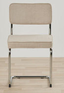 Rupert Spisebordsstol, Sand, 50x53x84 cm - Sæt af 4