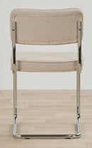 Rupert Spisebordsstol, Sand, 50x53x84 cm - Sæt af 4