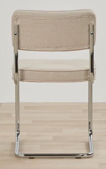 Rupert Spisebordsstol, Sand, 50x53x84 cm - Sæt af 4