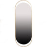SANOU MIRROR OVAL XL ANTIQUE BRASS