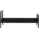 MEES BED METAL BLACK 90x200 CM