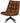 JOUKE SWIVEL ARMCHAIR IMITATION LEATHER COGNAC