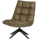 JOUKE SWIVEL ARMCHAIR IMITATION LEATHER GREEN