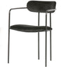 IVY DINING CHAIR VELVET BLACK