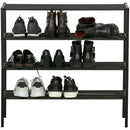 FERRO SHOE RACK METAL BLACK