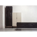 SILAS CABINET ASH BRUSHED BLACKNIGHT [fsc]
