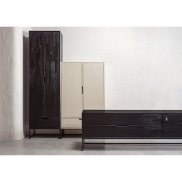 SILAS TV UNIT 180CM ASH BRUSHED BLACKNIGHT [fsc]