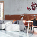 BEAN CORNER SOFA RIGHT INCL. CUSHIONS LIGHT GREY MELANGE