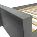 MORRIS BED PINE LOAM 90x200CM (EX. SLATS+DRAWER) [fsc]