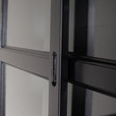 LAGOS LARGE SHOWCABINET PINE DEEP BLACK [fsc]