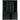 LAGOS LARGE SHOWCABINET PINE DEEP BLACK [fsc]