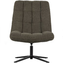 JOB SWIVEL ARMCHAIR TEDDY GREEN