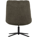 JOB SWIVEL ARMCHAIR TEDDY GREEN
