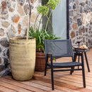 PEM GARDEN ARMCHAIR WITH ARMREST ALUMINIUM BLACK