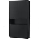 FINCA STORAGE CABINET 110CM PINE DEEP BLACK [fsc]