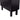 FINCA BUFFET / BAR CABINET PINE DEEP BLACK [fsc]