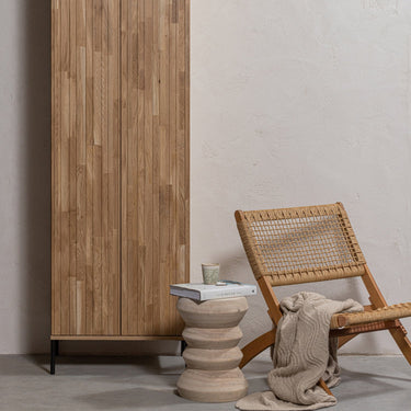 LOIS GARDEN FOLDING CHAIR EUCALYPTUS WOOD NATURAL