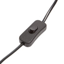 MACY TABLE LAMP BASE RATTAN LOOK BLACK