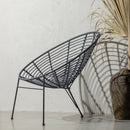 JANE LOUNGE CHAIR GARDEN INK