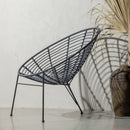 JANE LOUNGE CHAIR GARDEN INK