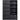 SWING SLIDING DOOR CABINET PINE MATT BLACK[fsc]
