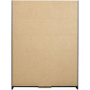 SWING SLIDING DOOR CABINET PINE MATT BLACK[fsc]