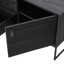 SILAS TV UNIT 180CM ASH BRUSHED BLACKNIGHT [fsc]