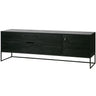 SILAS TV UNIT 180CM ASH BRUSHED BLACKNIGHT [fsc]