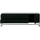 SILAS TV UNIT 180CM ASH BRUSHED BLACKNIGHT [fsc]