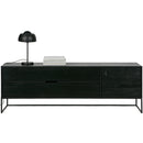 SILAS TV UNIT 180CM ASH BRUSHED BLACKNIGHT [fsc]