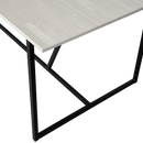 SILAS DINING TABLE ASH BRUSHED DUST [fsc]