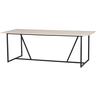 SILAS DINING TABLE ASH BRUSHED DUST [fsc]