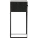ZOLA NIGHTSTAND WITH DRAWER BLACK [fsc]