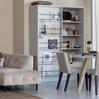 TABLO TABLE ASH MIST ORGANIC 130x130 [fsc] SQUARE LEG