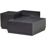 PIM SIDE TABLE WOOD BLACK - SET OF 3